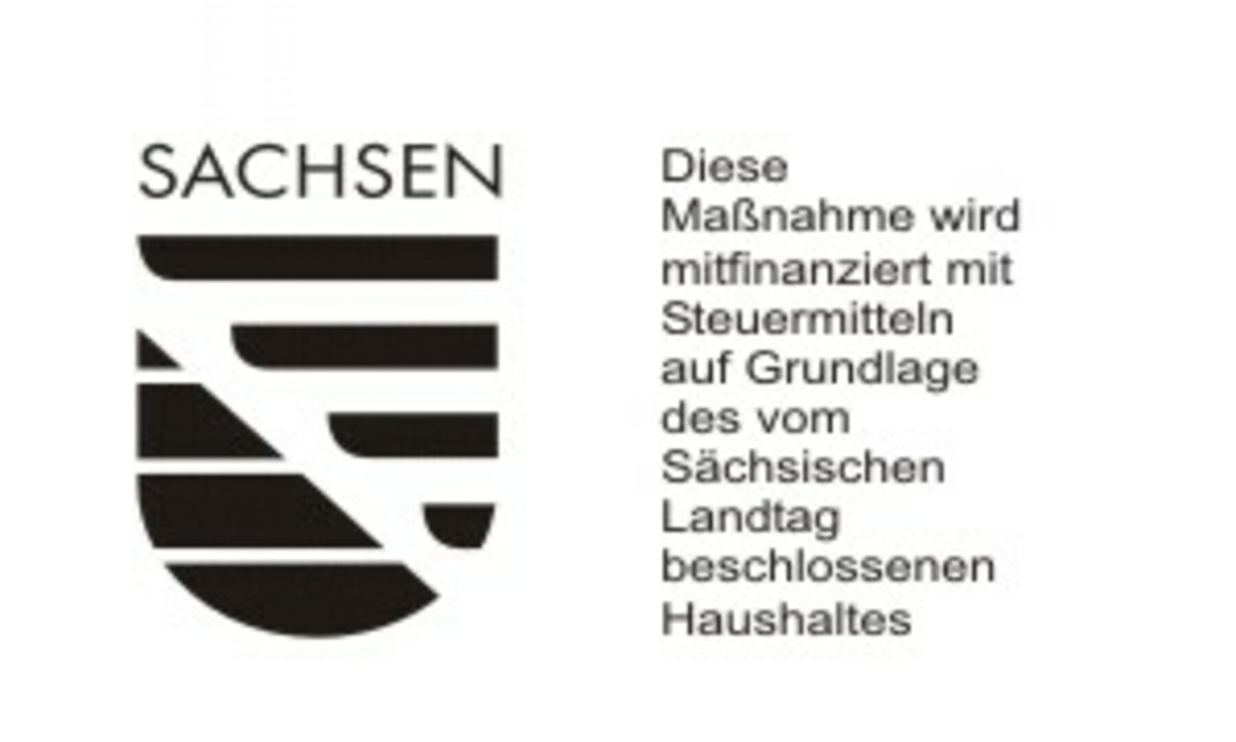 Diese Maßnahme wird mitfinanziert mit Steuermitteln auf Grundlage des vom Sächsischen Landtag beschlossenen Haushalts