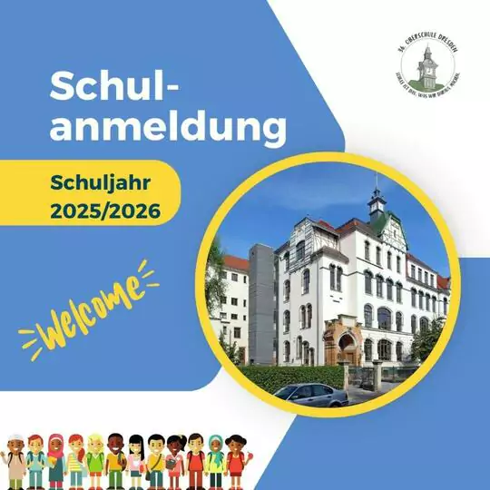 Schulanmeldung Klasse 5 für das Schuljahr 2025 / 2026