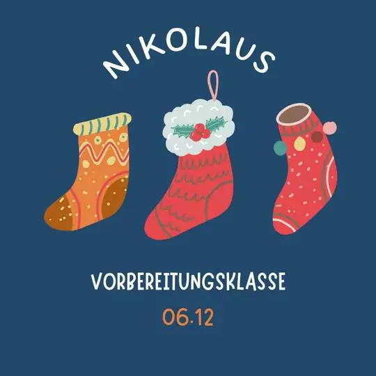 Nikolaus in der Vorbereitungsklasse